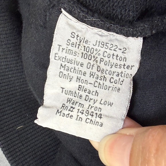 Johnny Was J19522-2 Black Embroidered Celestial Floral Sweatshirt Womens Small - Picture 6 of 9